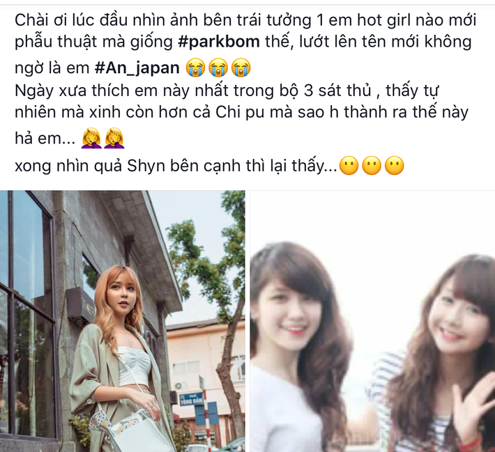 Hot girl An Japan là gương mặt đình đám trong "bộ ba sát thủ" cùng với Quỳnh Anh Shyn và Mẫn Tiên. Tuy nhiên trong nhóm này, An có lẽ là người kín tiếng nhất.