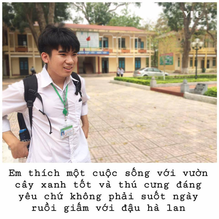 Dù là một người yêu cây xanh và thú vật nhưng bạn trẻ này lại đòi xóa bỏ môn Sinh học.