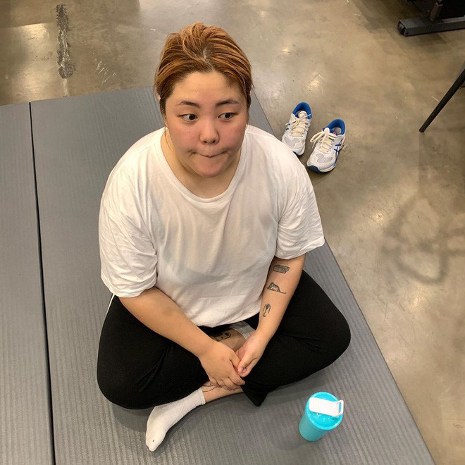 Hình ảnh khi giảm được 25kg được Soo Bin đăng tải trên trang cá nhân làm nhiều người bất ngờ.