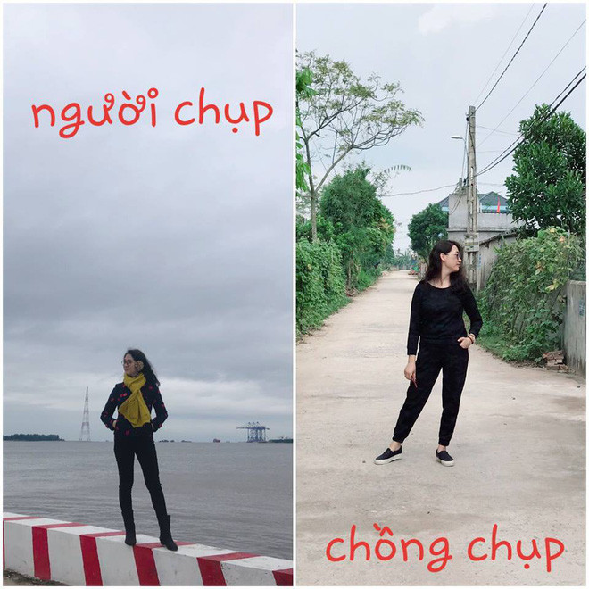 Sao cùng là người khác chụp ảnh cho mà chồng em lại chụp cho em như thế này nhỉ?