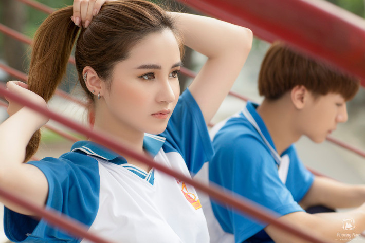 Sở hữu gương mặt ưa nhìn với những đường nét tinh túy cùng làn da trắng mịn, Minh Tâm thu hút sự chú ý mỗi khi xuất hiện.