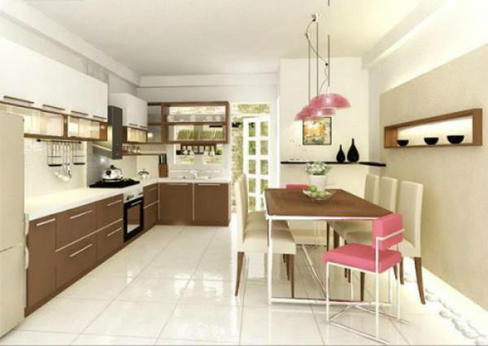 Bếp không nên hướng thẳng vào cửa chính: Theo quan niệm phong thủy nhà bếp, cửa phòng nhìn thẳng vào miệng bếp sẽ khiến tài phú đa hoa, tức là tiền nong trong nhà sẽ luôn bị thiếu hụt, bên cạnh đó còn gây tổn hại đến sức khỏe của gia chủ.