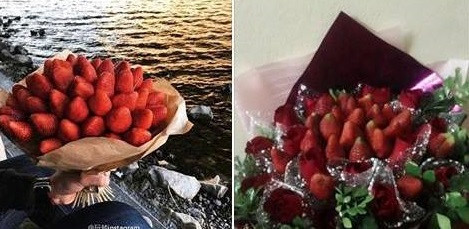 Không chỉ đạt đủ yêu cầu đẹp mắt và hữu dụng những đóa hoa dâu tây được rất nhiều bạn trẻ lựa chọn để tặng nửa kia của mình trong ngày lễ tình nhân năm nay.