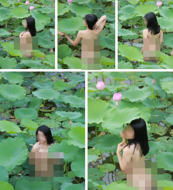 Xuất hiện không lâu, danh tính cô gái khiến dư luận dậy sóng nhanh chóng được tìm ra. Đó là diễn viên Lê Thu Hương, sinh năm 1999. Sau nhiều ngày gây tranh cãi, cô gái này đã lên tiếng. Quản lý của Thu Hương cho biết, ban đầu nữ diễn viên muốn chụp một bộ ảnh nghệ thuật, những hình ảnh bị phát tán chỉ là hậu trường.