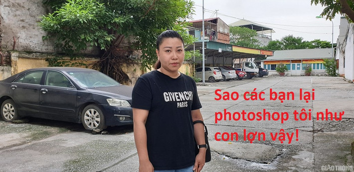 Bị dân mạng đăng ảnh, bà Hiền thắc mắc tại sao lại photoshop bà như con lợn?