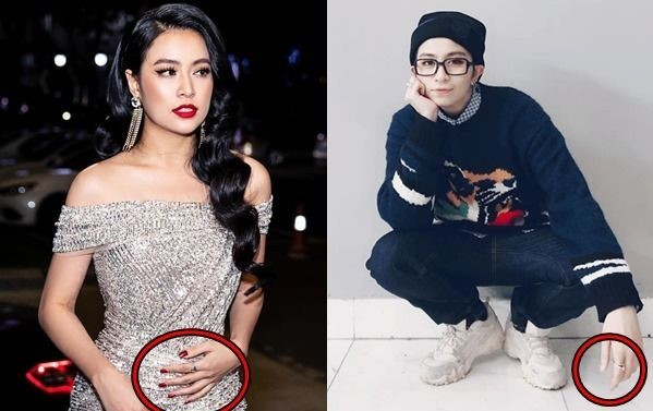 Cư dân mạng cũng nhanh chóng phát hiện ra Hoàng Thùy Linh và Gil Lê đeo cùng một kiểu nhẫn được cho là nhẫn đôi. Đáng lưu ý, trong một livestream gần đây, Trấn Thành đã hỏi Gil Lê chuyện yêu đương thì nữ MC thừa nhận "đang hẹn hò".
