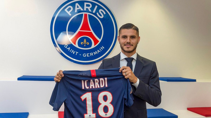 Ở thời điểm chót kỳ chuyển nhượng mùa hè 2019, PSG hoàn tất thủ tục chiêu mộ tiền đạo Mauro Icardi của Inter Milan.