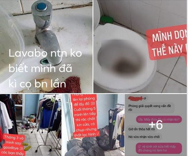 Mới đây, một nữ sinh có tên K.H hiện đang sinh sống tại KTX ĐHQG TP.HCM vừa đăng tải những hình ảnh của các nữ sinh ở bẩn trong cùng khu KTX.