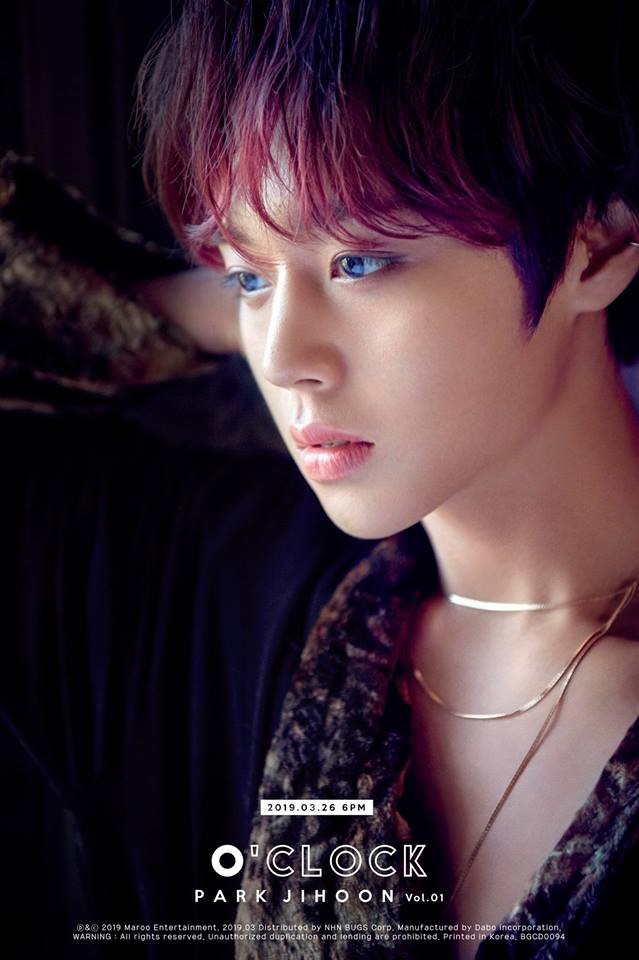 Park Ji Hoon tung hình ảnh đầu tiên cho mini album "O’ Clock" phát hành ngày 26/3.