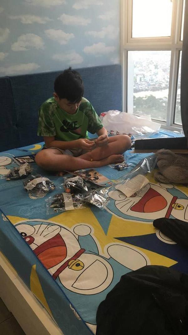 Góc ban công xanh với tầm nhìn rất đẹp. Ảnh: FBNV