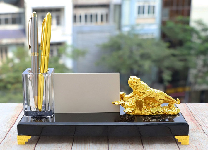 Tượng đều được chế tác tỉ mỉ, tinh xảo, khắc họa hình ảnh linh vật Hổ giống ngoài đời thực đến từng đường nét. Ảnh: Golden Gift