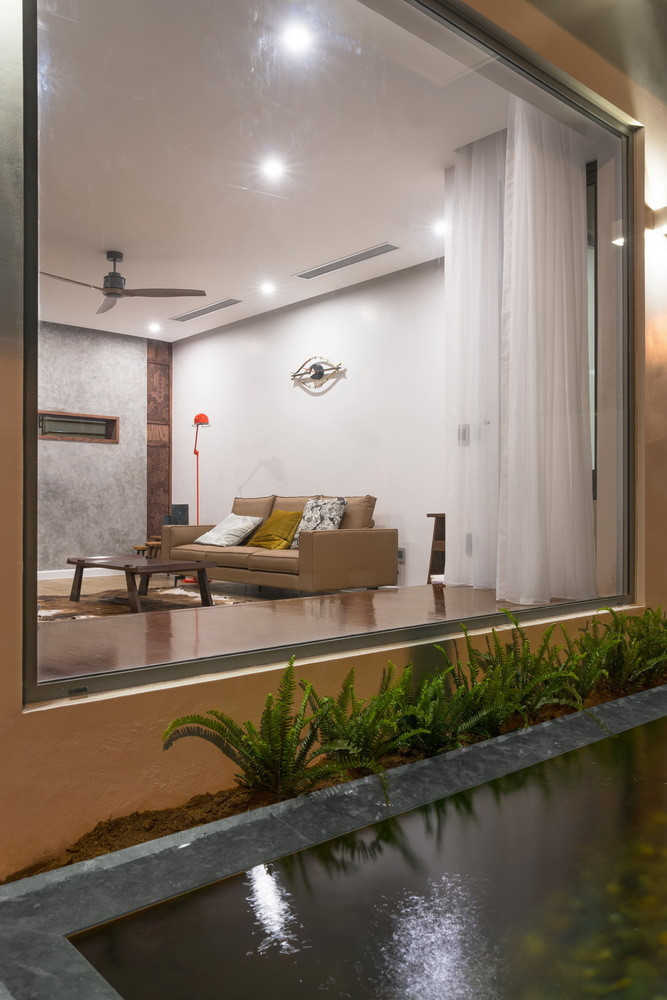 Điều này tạo sự liên hoàn, kết nối cho nhiều chức năng của ngôi nhà.