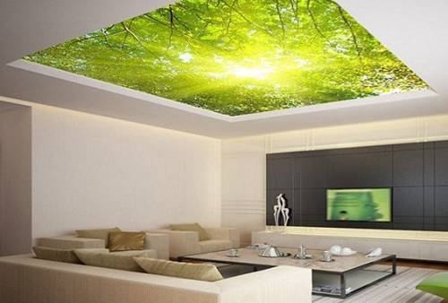 Hiệu ứng của đèn led tạo cảm giác như căn phòng rộng hơn và không còn bị ngăn cách không gian với các bức tường bê tông. Ảnh: Canhohungthinhnew.
