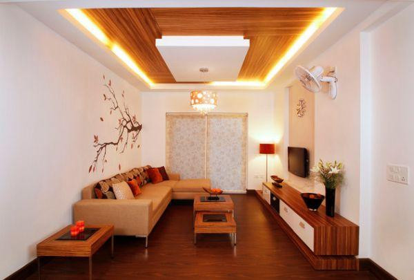 Trần có thiết kế dạng lõm lập phương. Ở trung tâm, một phần bê tông hình chữ nhật màu trắng nổi lên tạo nên cảnh quan vô cùng đặc sắc ở trên cao. Ảnh: Baogialai.