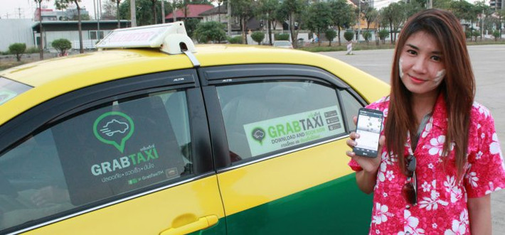 Có mặt tại Thái Lan năm 2014, Uber cũng trở thành dịch vụ đi lại phổ biến của người dân. Ảnh: Beefuntrip.