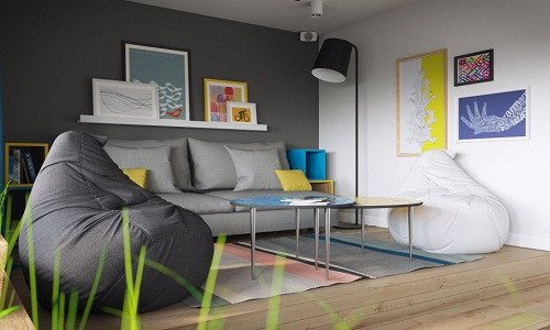 Căn hộ vẻn vẻn 34m2 là công trình thiết kế tại Nga của đơn vị Geometrium Studio.
