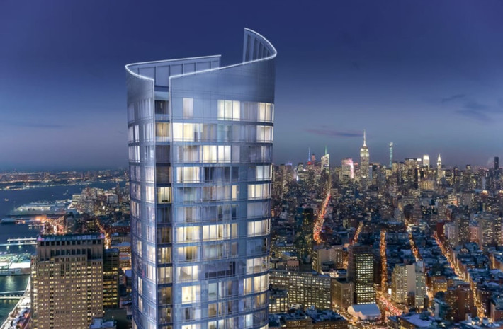 New York đang mọc lên ngày càng nhiều những tòa chọc trời siêu mỏng. Tỷ lệ giữa bề ngang và chiều cao của tòa nhà ở mức 1:10 hoặc 1:12 tối thiểu được xem là siêu mỏng.