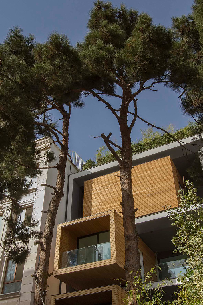 Thuộc dạng nhà ống có mặt tiền hạn chế, ngôi nhà Sharifi House (Tehran, Iran) được kiến trúc sư biến mặt tiền thành không gian ba chiều với thiết kế di động.