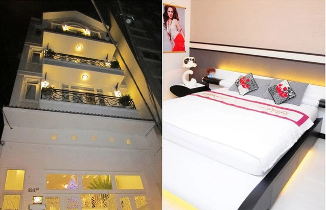 Trước đó, nữ ca sĩ Di Băng và chồng sống tại một căn biệt thứ 6 tầng ở quận Bình Thạnh (TP. HCM). Ảnh: FBNV.