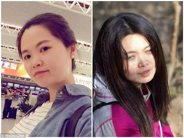 Thành viên tên Qian khẳng định đây là hai bức hình của chính cô.
