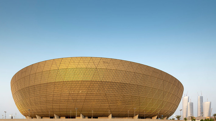 Lusail là sân vận động lớn nhất tại Trung Đông. Tại đây diễn ra 10 trận đấu của World Cup 2022.