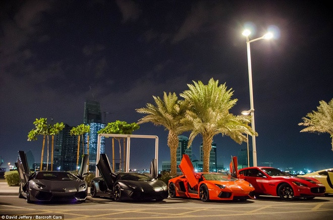 Vững mạnh về kinh tế nên không khó hiểu khi siêu xe chẳng phải thứ xa lạ ở Qatar. Ảnh: DM