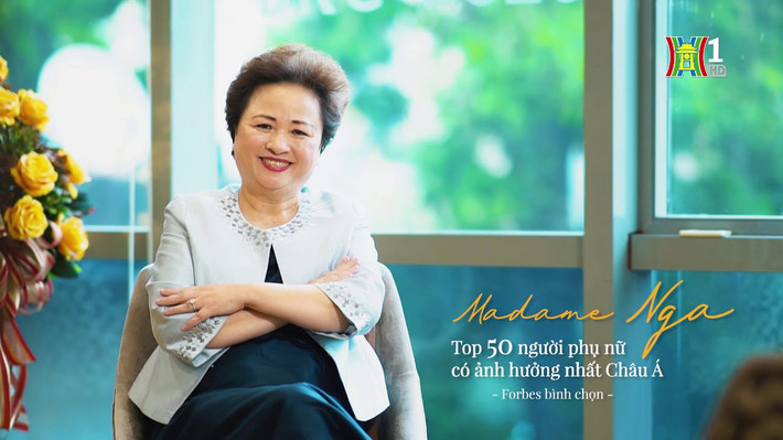 Doanh nhân Nguyễn Thị Nga cũng từng lọt Top 50 người phụ nữ quyền lực nhất Châu Á vào năm 2019 theo bình chọn của Forbes. Ảnh: Hanoitv