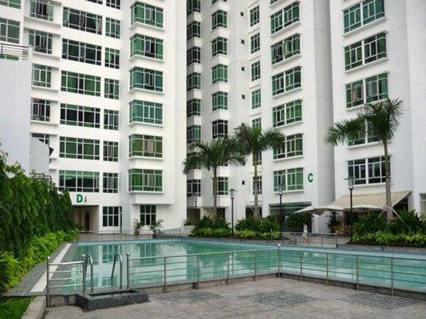 Khu căn hộ Hoàng Anh 2 tại 783 Trần Xuân Soạn (quận 7, TP HCM) gồm 450 căn hộ, khánh thành và bàn giao năm 2008. Ảnh: Internet
