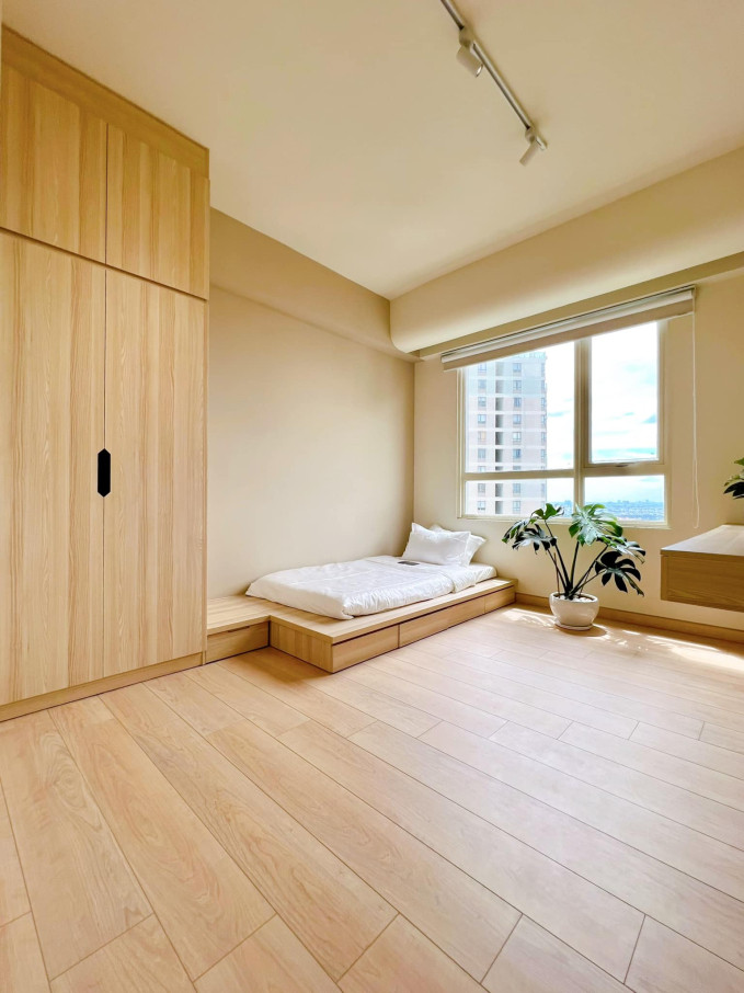 Nội thất gỗ giúp căn nhà thêm ấm cúng.