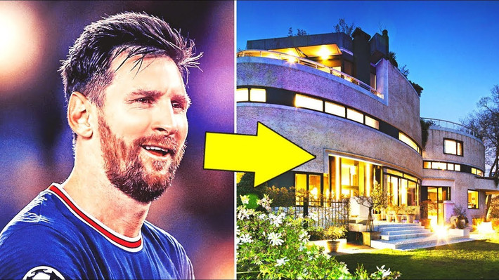 Messi cũng mua biệt thự cao cấp tại Pedrables với giá 2 triệu USD, sau đó chi rất nhiều tiền cải tạo. Tính đến thời điểm hiện tại, ngôi nhà ước tính trị giá khoảng 7 - 10 triệu USD. Ảnh: YouTube
