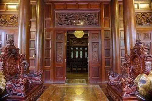 Thiết kế bên trong của ngôi nhà.
