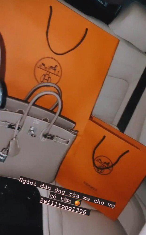 Những chiếc túi Hermes phiên bản giới hạn được Tống Đông Khuê mua về làm quà tặng bạn gái. Ảnh: FBNV