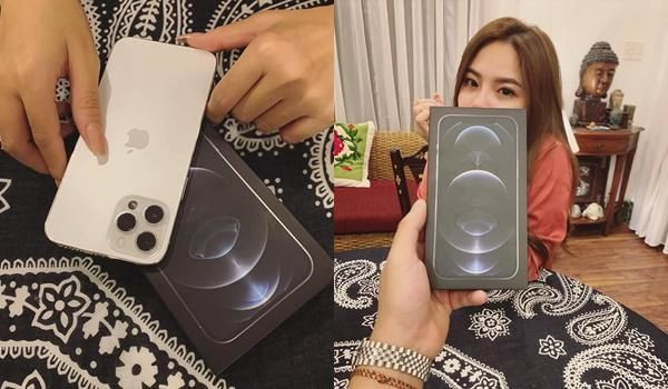 Khi iPhone vừa ra mắt, Tống Đông Khuê nhanh chóng đặt mua để bạn gái được đập hộp đầu tiên. Ảnh: FBNV
