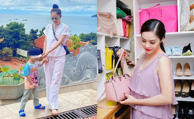 Trong những hình ảnh từng hé lộ trên trang cá nhân, Dương Cẩm Lynh có phòng riêng trưng bày tủ đồ hiệu gồm túi xách, quần áo, kính mát...Ảnh: Chụp màn hình