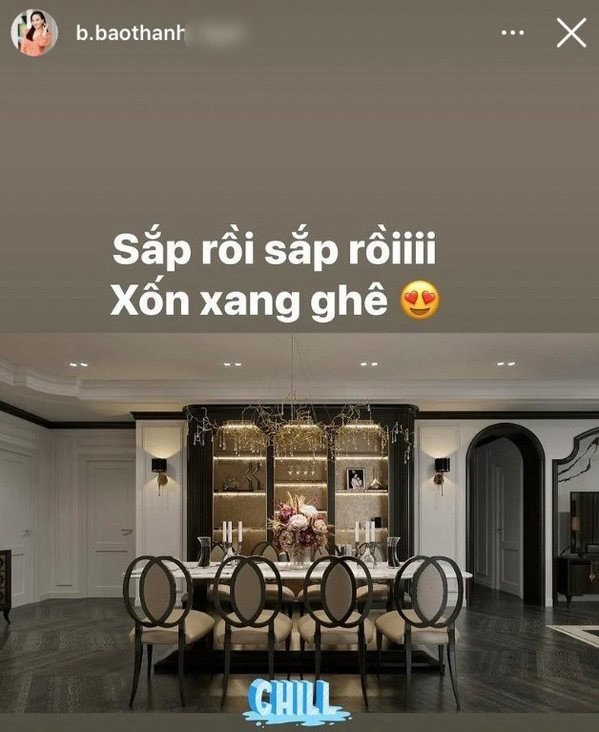 Căn hộ của Bảo Thanh có thiết kế sang trọng, đồ nội thất cao cấp khiến nhiều người trầm trồ.