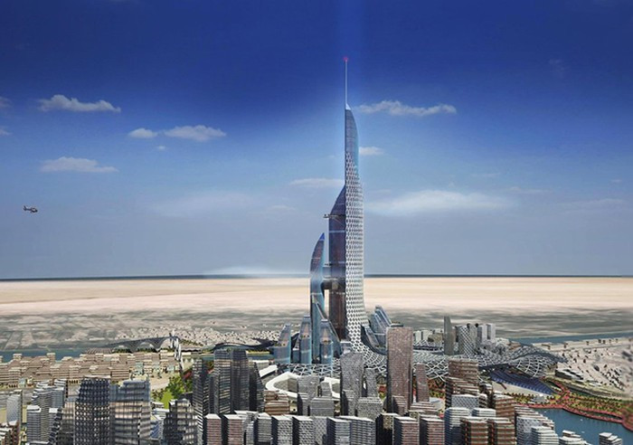 Tháp Jeddah dự tính sẽ ngốn 2,2 tỷ USD. Ảnh: Dezeen.