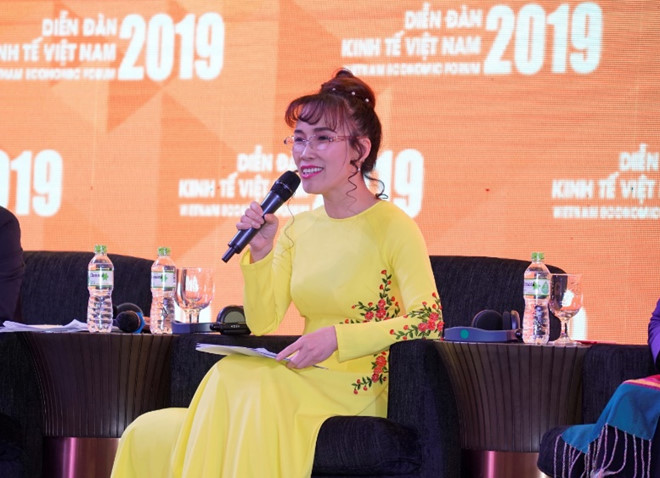 Tiếp tục có mặt trong danh sách 50 Phụ nữ ảnh hưởng nhất Việt Nam 2019 của Forbes, nữ doanh nhân Nguyễn Thị Phương Thảo - Tổng giám đốc VietJet Air ghi điểm nhờ những thành công vang dội. Ảnh: Zing.