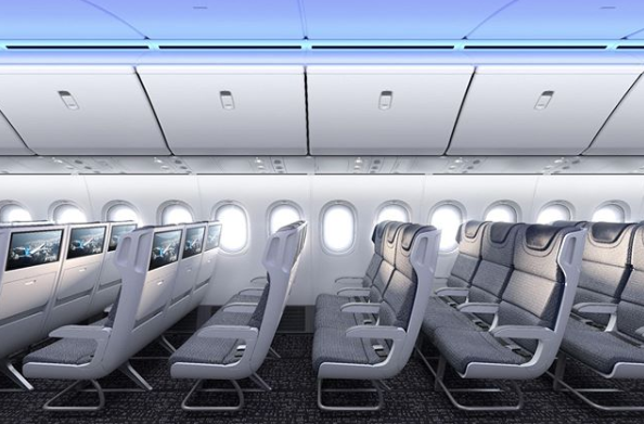 Dù chưa ra mắt nhưng Boeing đã nhận hơn 300 đơn đặt hàng cho dòng máy bay khổng lồ này, chủ yếu từ các hãng bay Trung Đông và châu Á. Ảnh: Thenational.
