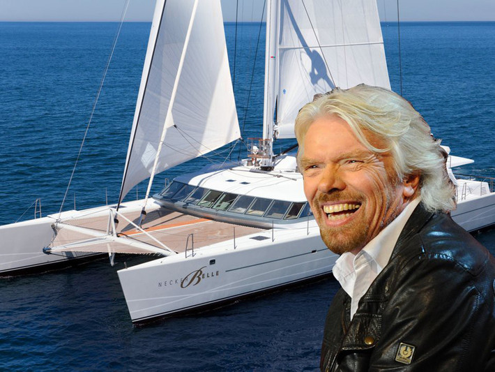 Tỷ phú Anh Richard Branson từng sở hữu một du thuyền trước khi ông bán đi vào tháng 9 năm ngoái. Du thuyền dài 32m được bán với giá 3 triệu USD, thấp hơn nhiều so với mức giá 9,6 triệu USD mà ông đã mua vào năm 2014. Nguồn ảnh: Business Insider.