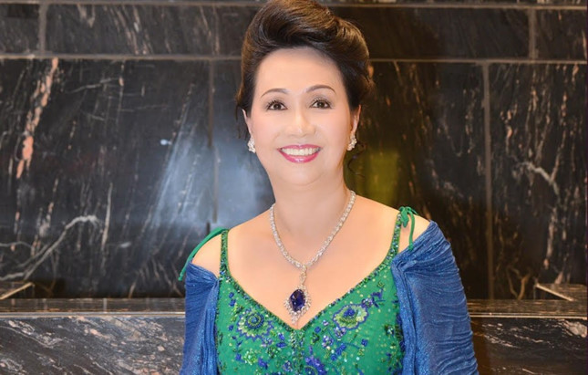 Nữ đại gia Trương Mỹ Lan - người sáng lập và hiện là Chủ tịch Hội đồng quản trị Công ty cổ phần Tập đoàn Vạn Thịnh Phát cũng góp mặt trong danh sách. Ảnh: Forbes Vietnam.