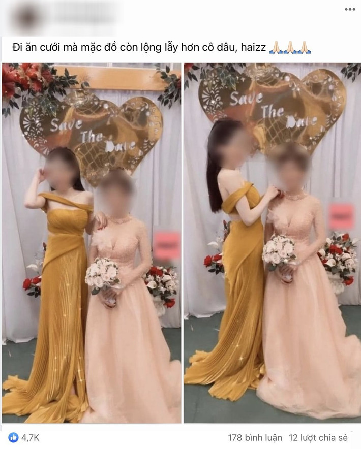 Mọi người cho rằng, trong ngày cưới cô dâu phải là người được xinh đẹp, lộng lẫy nhất. Vì vậy việc khách mời ăn mặc phù hợp cũng là một phương thức tôn trọng cô dâu và đám cưới mà mình tới tham dự.