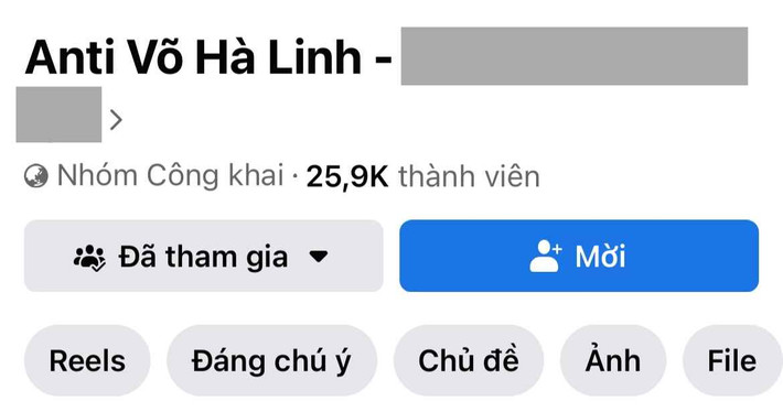 Mới đây, nhiều cư dân mạng phát hiện ra "chiến thần review" Võ Hà Linh đã bị lập group antifan chung với số lượng lên đến gần 26 nghìn thành viên chỉ sau 20 tiếng.