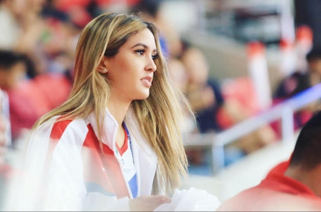 Nicole khoác áo đội tuyển taekwondo quê mẹ từ SEA Games 2017.