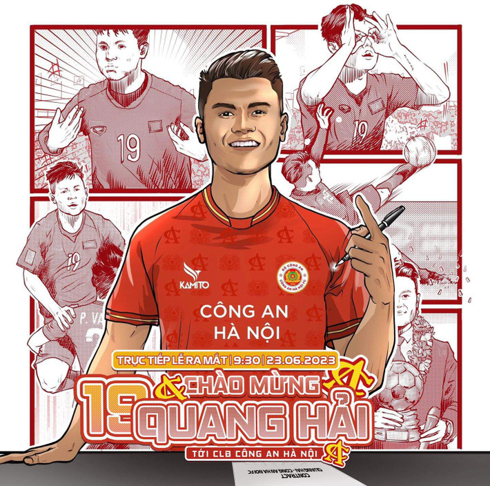 Ngay sau khi thông tin bản hợp đồng của Quang Hải được xác nhận trên trang fanpage của CLB Công an Hà Nội, nhiều NHM đã tò mò về thời gian nam cầu thủ này đặt bút kí vào bản hợp đồng với đội bóng tân binh V-League.