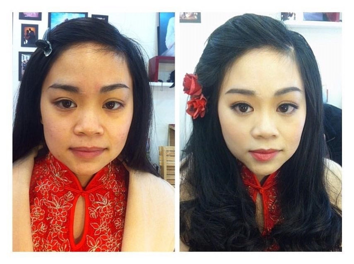 Chính vì vậy, các cô gái chẳng ngại ngần chi tới hàng triệu đồng chỉ để make up gương mặt.