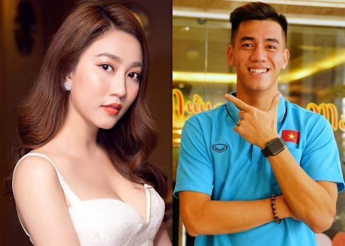 Sau Hồng Loan, Tiến Linh từng dính tin đồn hẹn hò với "đàn chị" Quỳnh Thư.