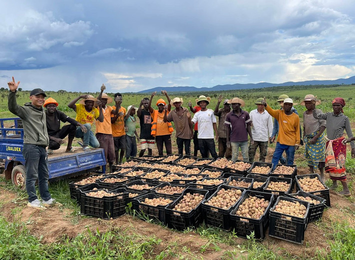 Quang Linh nhận định, Lindo thông minh, lanh lợi lại có duyên bán hàng nhất trong số các anh em Angola, nên muốn để Lindo thử sức bán nông sản ngoài chợ.