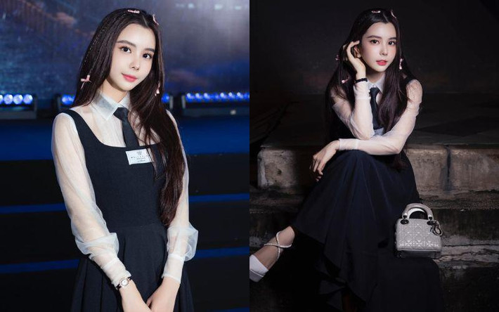Ở tuổi 29, Huỳnh Vy vẫn trông ngọt ngào và tươi trẻ như những nữ sinh đại học.