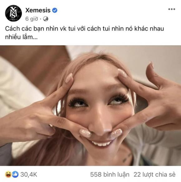 Đây không phải lần đầu tiên những khoảnh khắc vợ chồng Xoài Non - Xemesis công khai đăng ảnh dìm hàng nhau trên trang cá nhân.