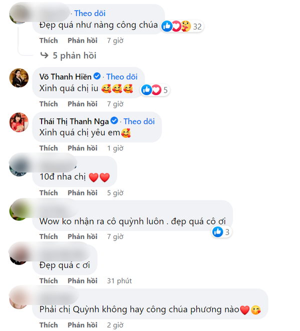 Dưới phần bình luận bài đăng, rất nhiều người gửi lời khen ngợi diện mạo như trẻ ra cả chục tuổi của mẹ 8X.
